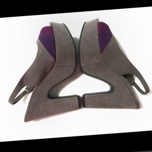 Madden Girl Banor Slingback Platform Peep Toe 8.5